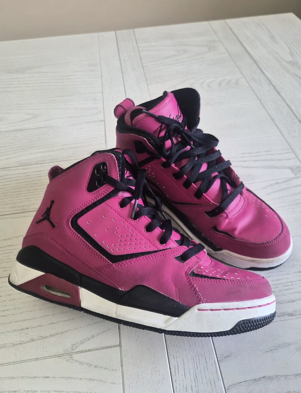 Jordan Flight 7Y Kids Dark Pink Shoes